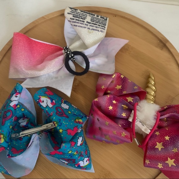 Hair Bows For Girls Lot of 3 (1-Mean Girls & 2-Jo Jo Siwa) - Picture 6 of 6